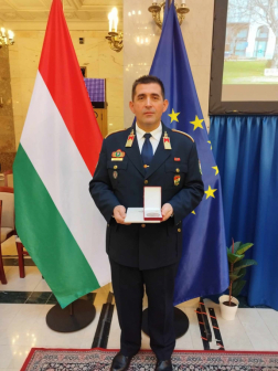 Elismerésben részesült a paksi polgári védelmi felügyelő