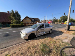 Szekszárd, Zrínyi utca - közlekedési baleset