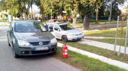 Dombóvár Fő utca - közlekedési baleset