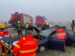 Szekszárd Palánki út - közlekedési baleset