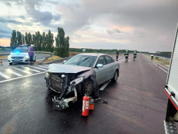 M6 - közúti baleset