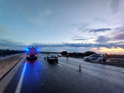 M6 - közúti baleset