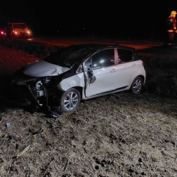 Őcsény - közúti baleset