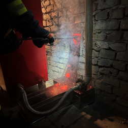 Paks Fehérvári út - kéménytűz