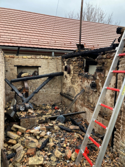 Kisszékely - melléképület tűzeset