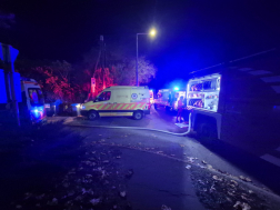 Lakástűz Szekszárdon