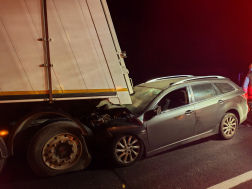 M6 Szedres - baleset