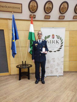 Tolna vármegyei díjazott a Magyar Rendvédelmi Kar ünnepségén