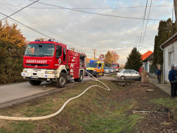 Tűzeset Sióagárdon