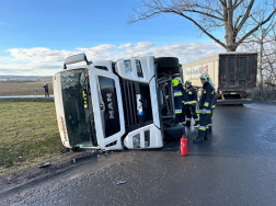 Mágocs - kamion baleset