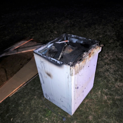 Mórágy - kigyulladt szárítógép