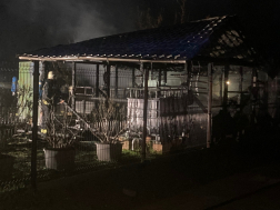 Simontornya - kigyulladt garázs