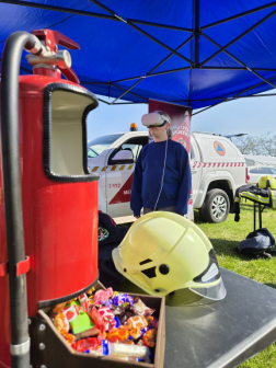 Tűzoltók a pályaorientációs családi napon