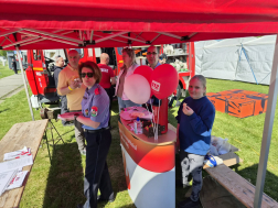 Tűzoltók a pályaorientációs családi napon