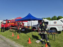 Tűzoltók a pályaorientációs családi napon