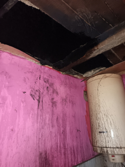 Kéménybe épített gerenda - Gyulaj