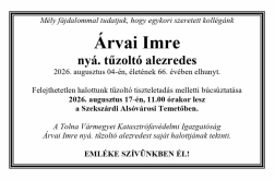 Gyászjelentés