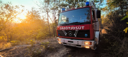 Hőgyész, Csicsópuszta - szabadtéri tűzeset