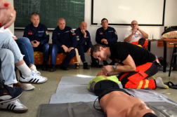 Az újraélesztést gyakorolták a szekszárdi tűzoltók