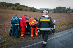 20210922 Nagykónyi, 61-es számú út - frontális ütközés